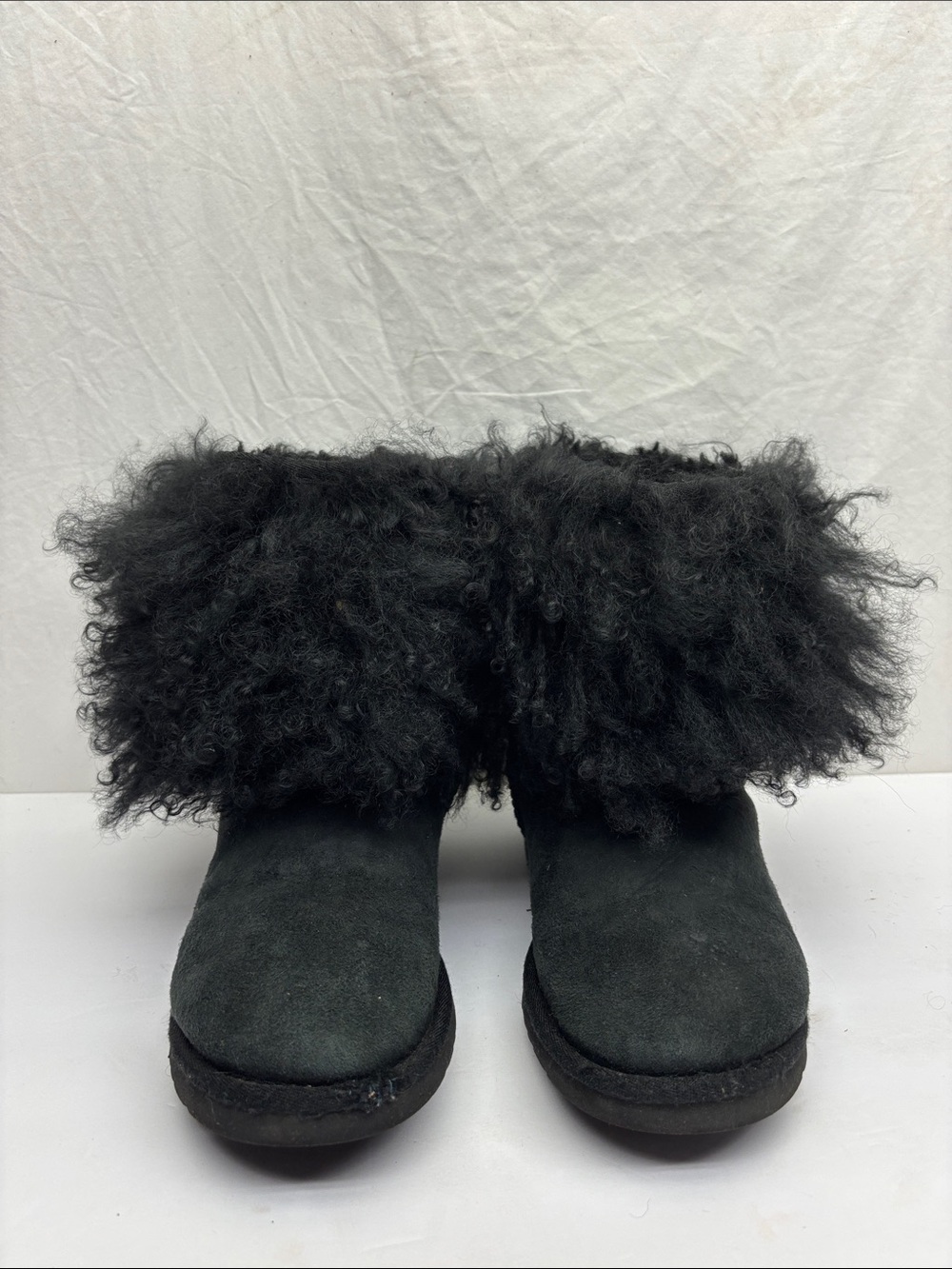 UGG Australia Mongolian Fur short boots, SZ 5, box 19